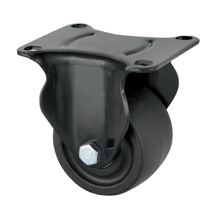 WBD 1.5-3IN heavy duty low profile nylon wheels low profile swivel business machine caster