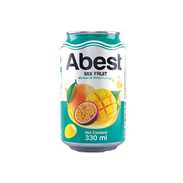 High Quality Beverage 330ml Orange Fresh Drink soft Flavor wholesalers Abest natural fruit juice drink