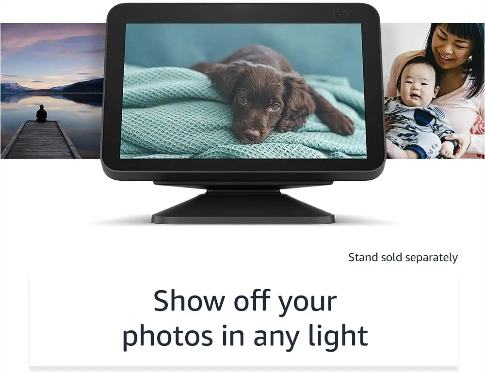 All-new Echo Show 8 (2nd Gen, 2021 release) | HD smart display with Alexa and 13 MP camera | Charcoal