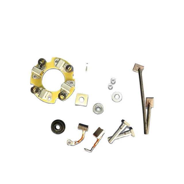 Производство трехколесных запчастей Bajaj набор углеродных щеток запасные части BAJAJ TUK самомотор