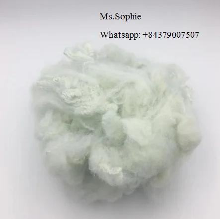 Best Selling Polyester HCS Fiber Recycled Polyester Staple Fiber Negotiable Manufacturer Price  - Whatsapp: +84379007507