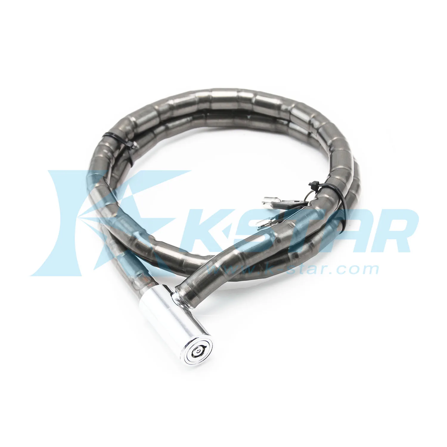 Cable Lock With Two Keys 120cm x 18mm Motorcycle Bicycle