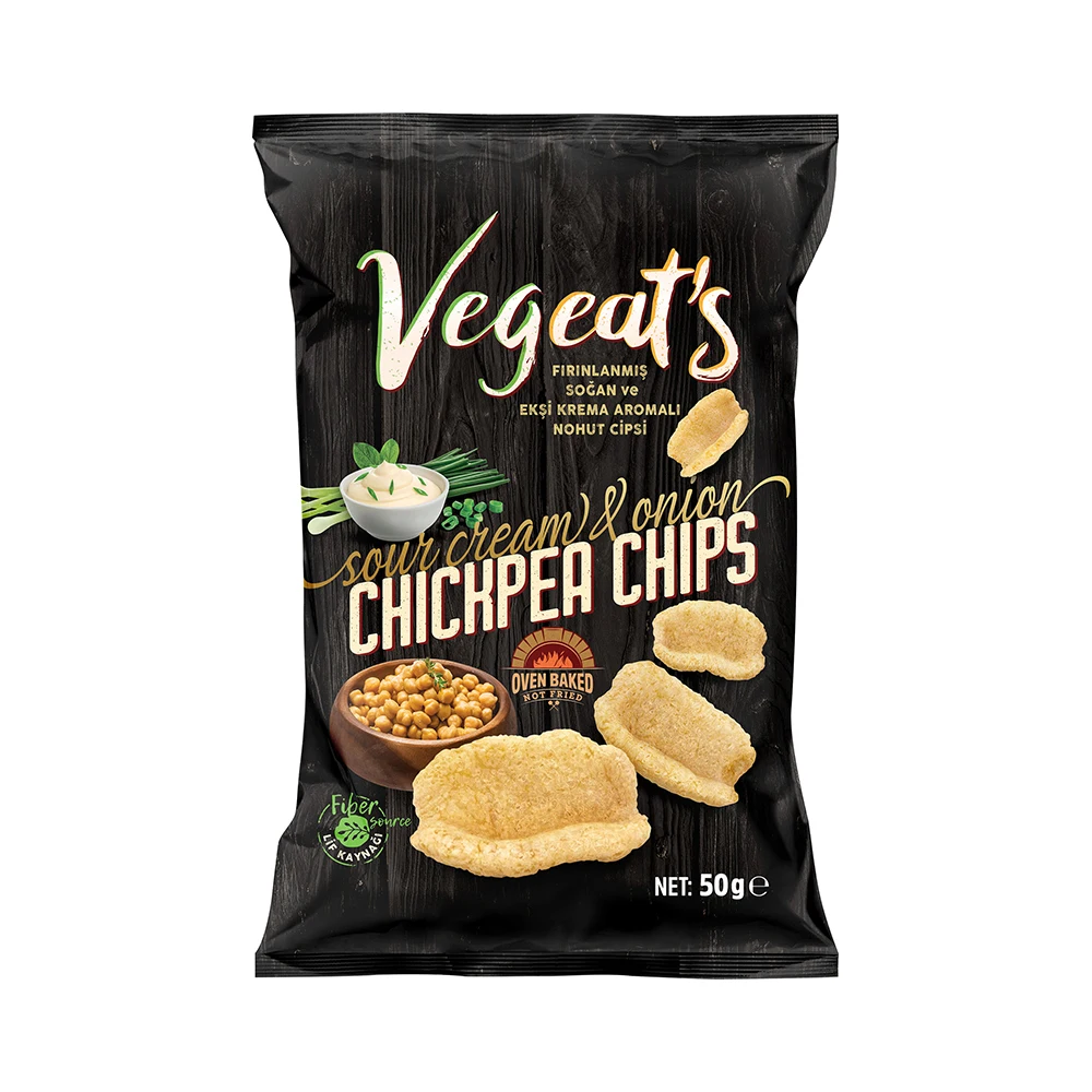 ORIGINAL HALAL CHICKPEA SNACKS CHIPS 50GR