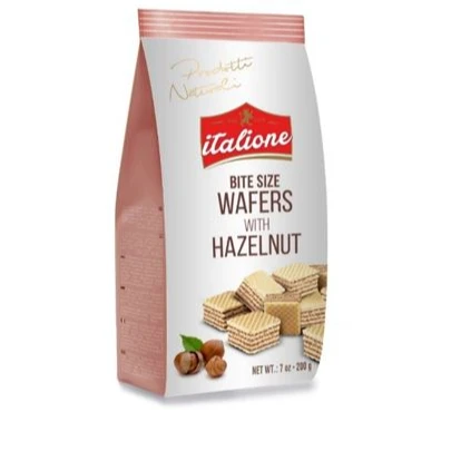 
Italione Hazelnut Bite Size Wafers 