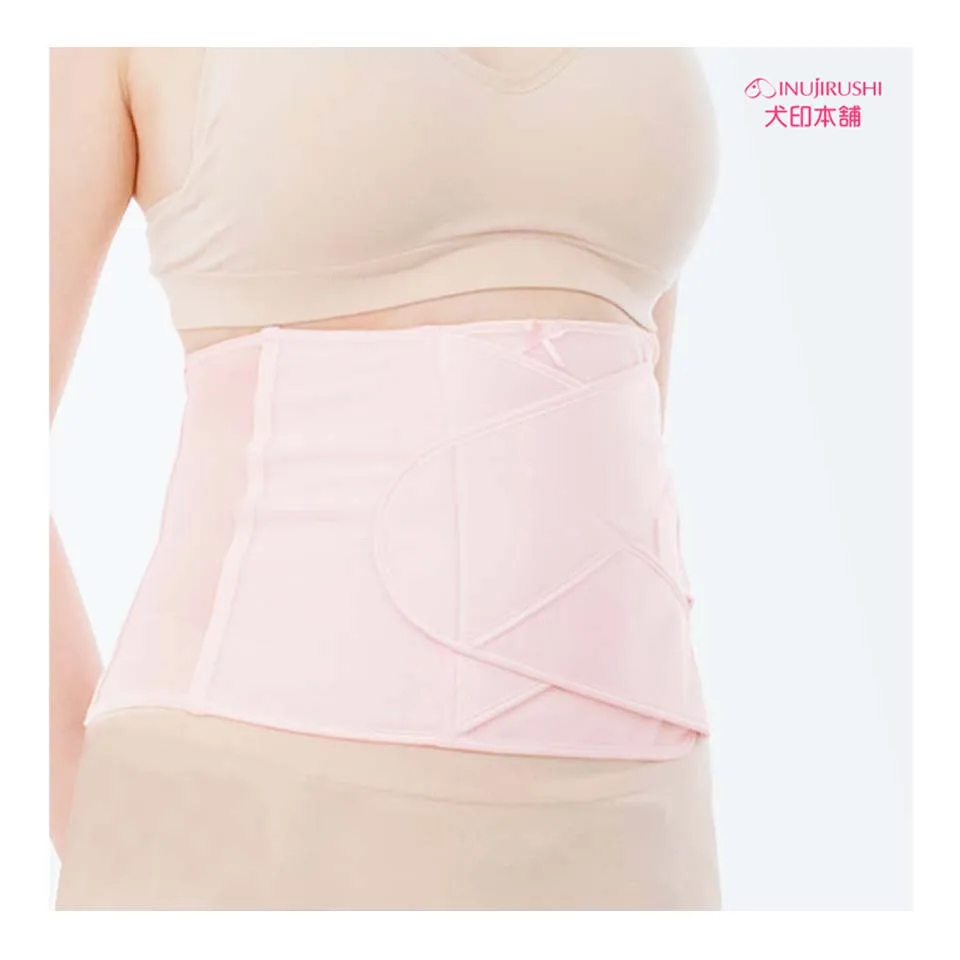 Easy Adjustable Can Be Worn Day and Night 24 Hours Postpartum Belly Binding Belt Seamless Available In Black and Pink Color