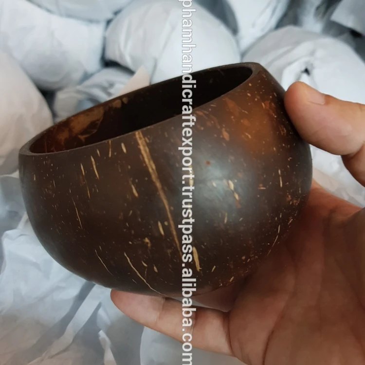 
Ремесленные украшения скорлупы кокосового ореха чаша по самой низкой цене 