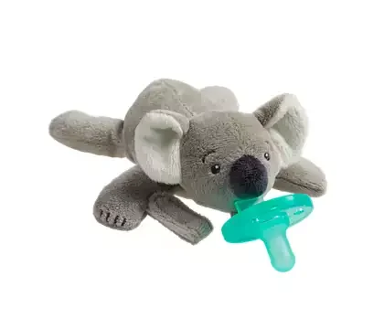 Customized 6' Pink Stuffed Animal Attached Baby Pacifier Clip Plush Lily Llama