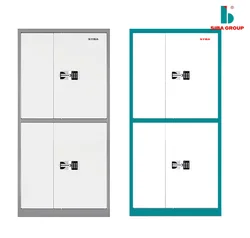 Hot Sale Modern Wind 2 Doors File Metal Storage 4 Drawer Steel Filing Cabinet