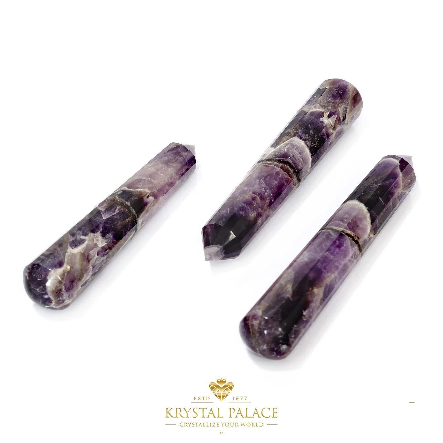 
100% Natural Reiki Chakras Crystal Massage Healing Wands Handmade Amethyst Agate Gemstone Tower By KrystalPalace 
