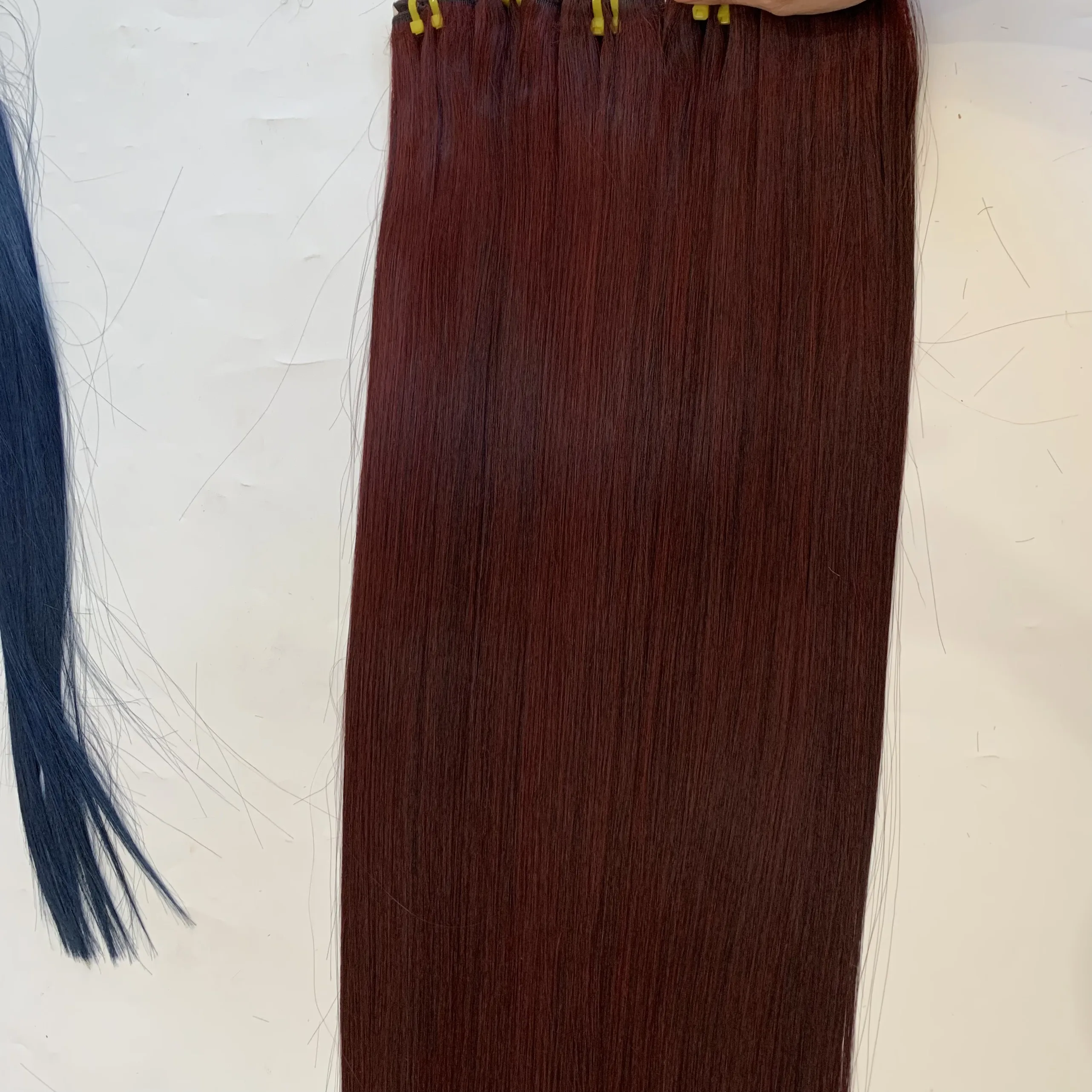 Супер двойные человеческие волосы прямые коричневого цвета 28 дюймов no tang nit лучшее качество 100% натуральные от Livihair Vietnam