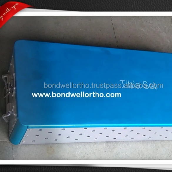 Orthopaedic Implants Manufacture Tibia Nail Box with interlocking bolt