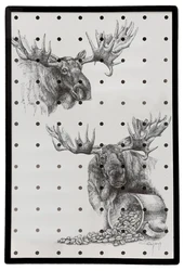 Design Pegboard MDF Wall Mount Perforated Board Organizer Storage Kit with Back Adhesive