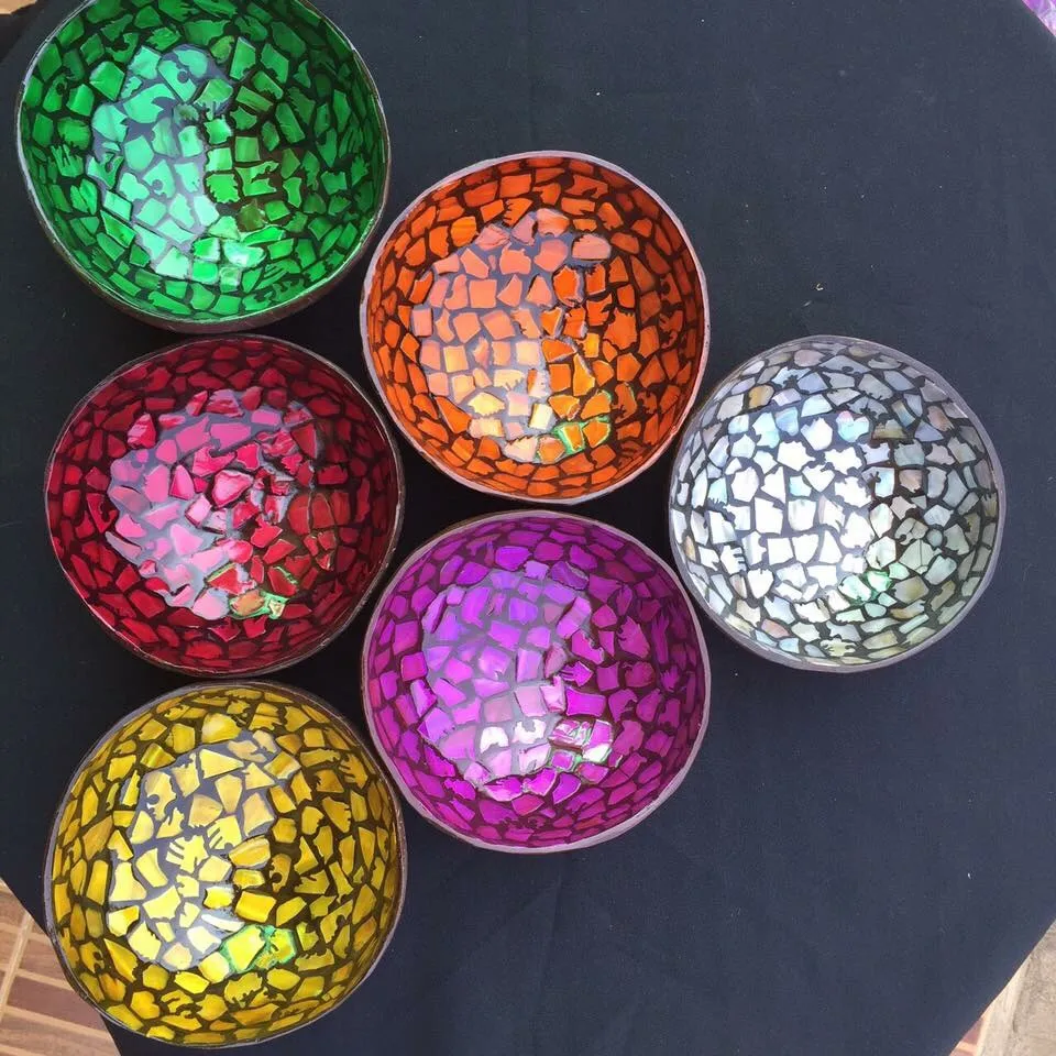 
2020 Vietnam Coconut Bowl Eco Friendly Coconut Shell Cup/High Quality Coconut Lacquer Bowl For Sale/Coconut Tableware 