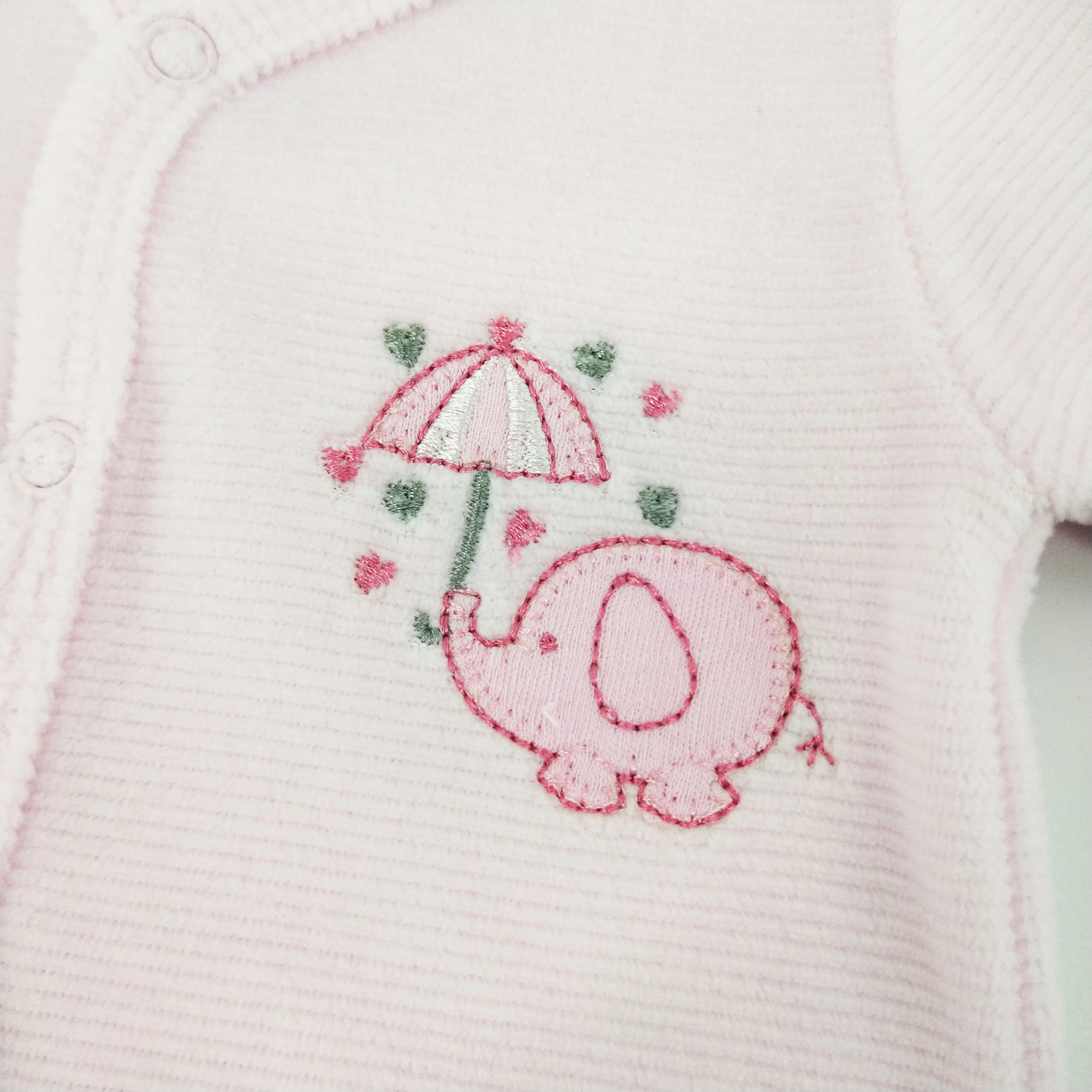 Light pink high quality 7 pieces affordable all season interlock 100% cotton baby clothing set