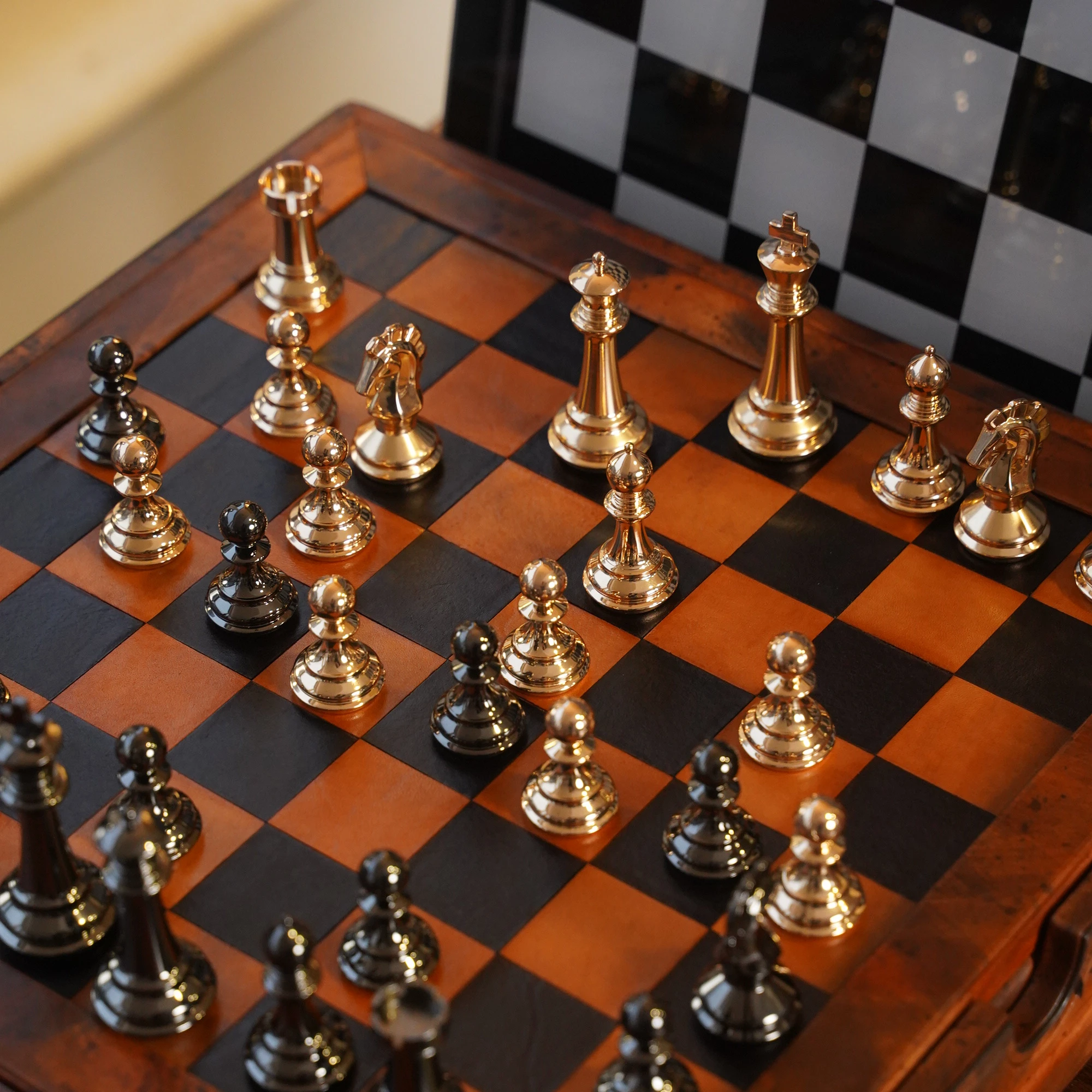 
Металлический шахматный стол от производителя, шахматы для взрослых и детей 