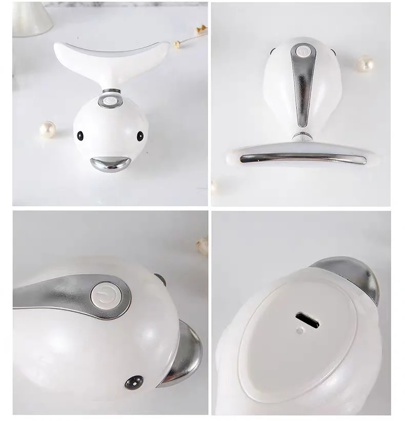 Аппарат для удаления морщин и шеи, светодиодный фотонный терапевтический нагревательный Массажер для лифтинга кожи и двойного подбородка