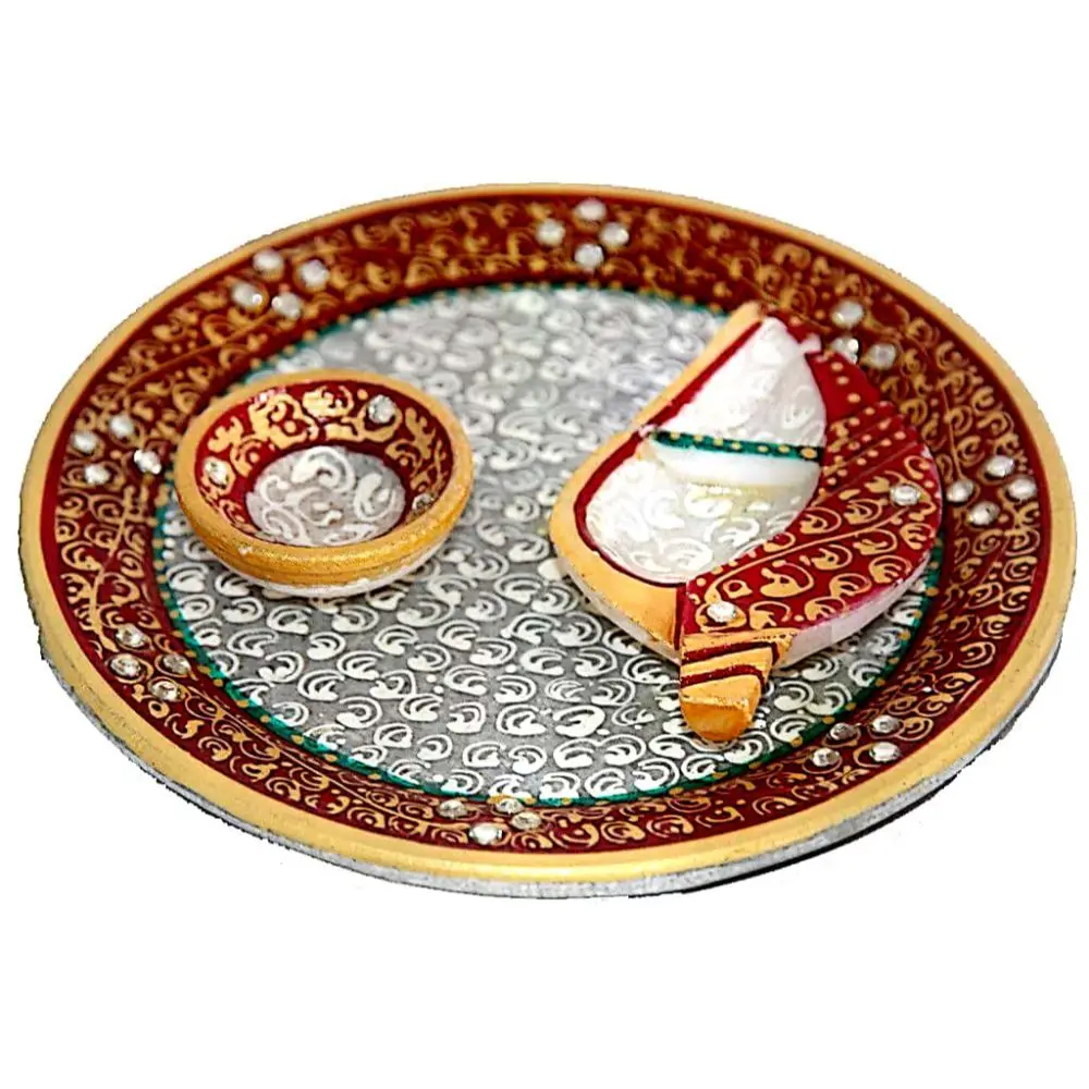 Мраморная ручная работа Rajasthani домашняя декоративная вещь