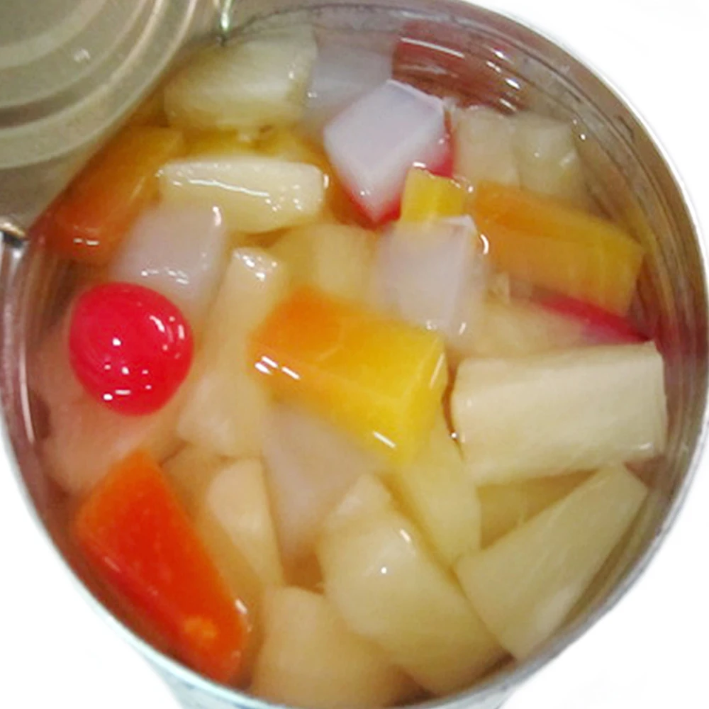 Premium Canned Tropical Fruit Cocktail 15oz in Syrup - Canned Fruit Export from Thailand