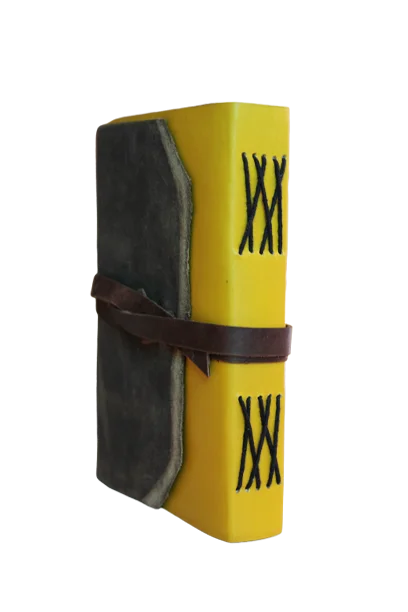 Уникальный журнал с кожаным переплетением, с двухцветным дизайном и прикрепленной полосой, идеально подходит для повседневного использования в офисе