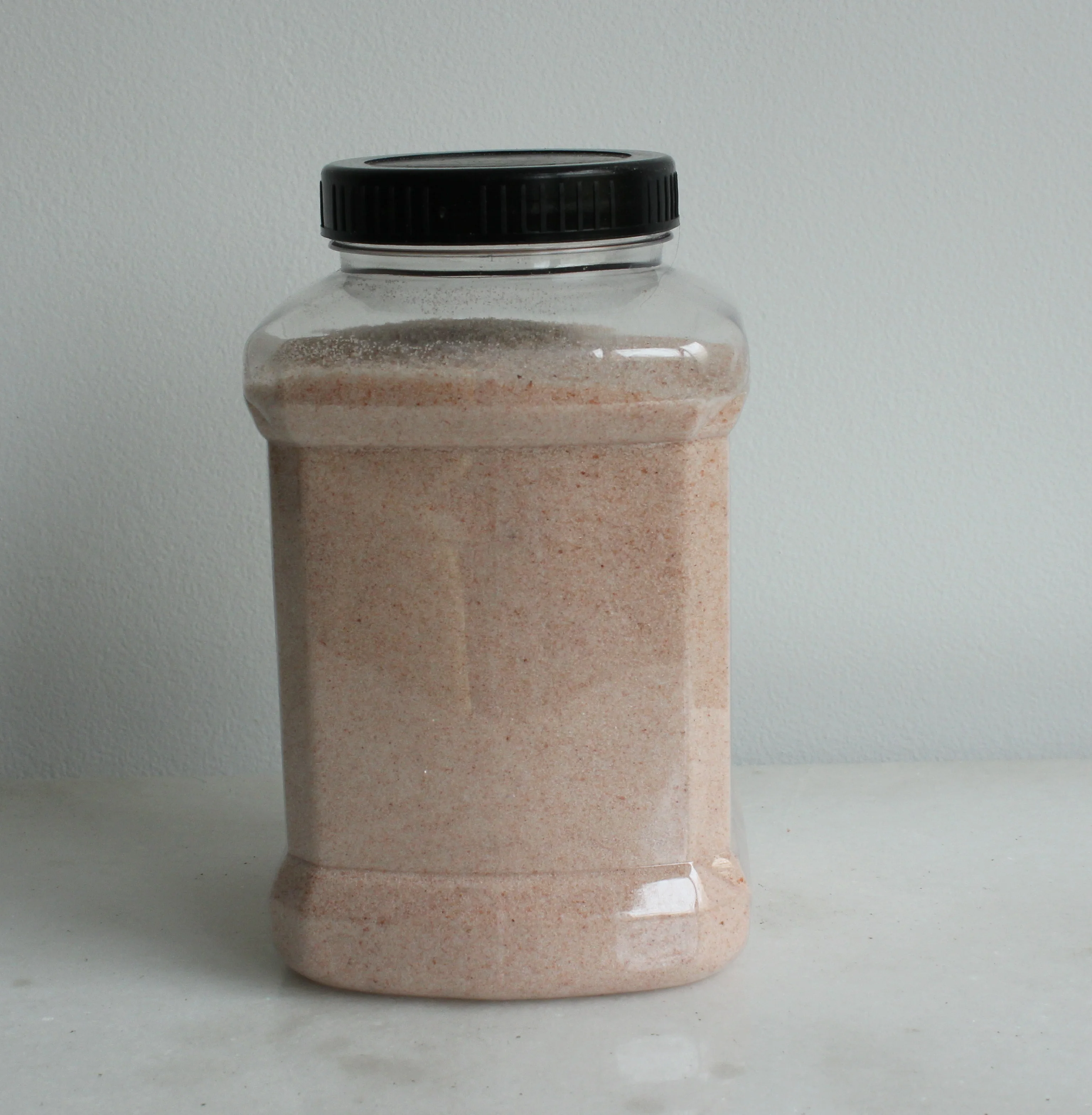 Himalayan Pink Rock Salt Fine Meshed Dark Pink Salt - Packaging 1kg Jars