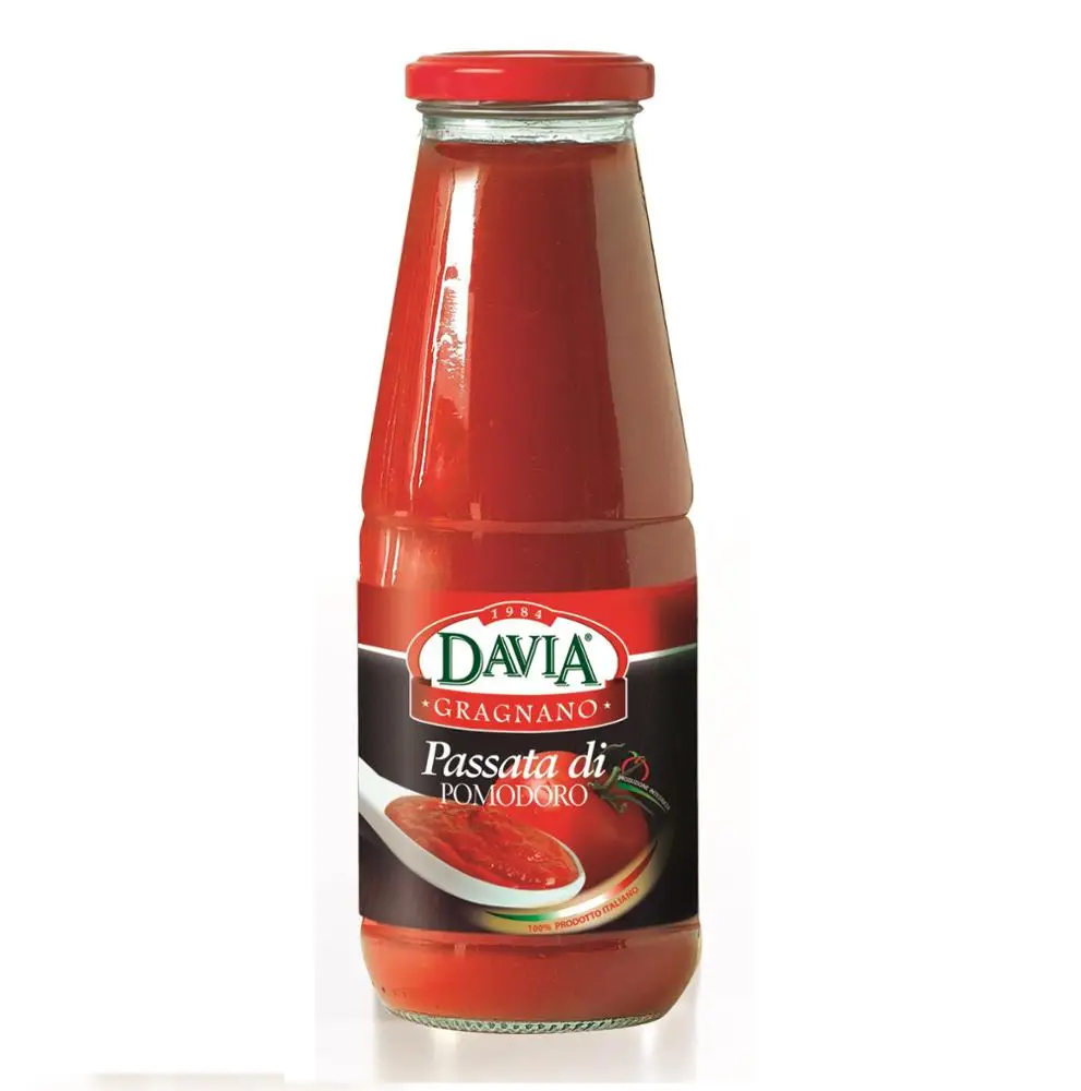
 Tomato Puree in glass - 12 x 720 grams  