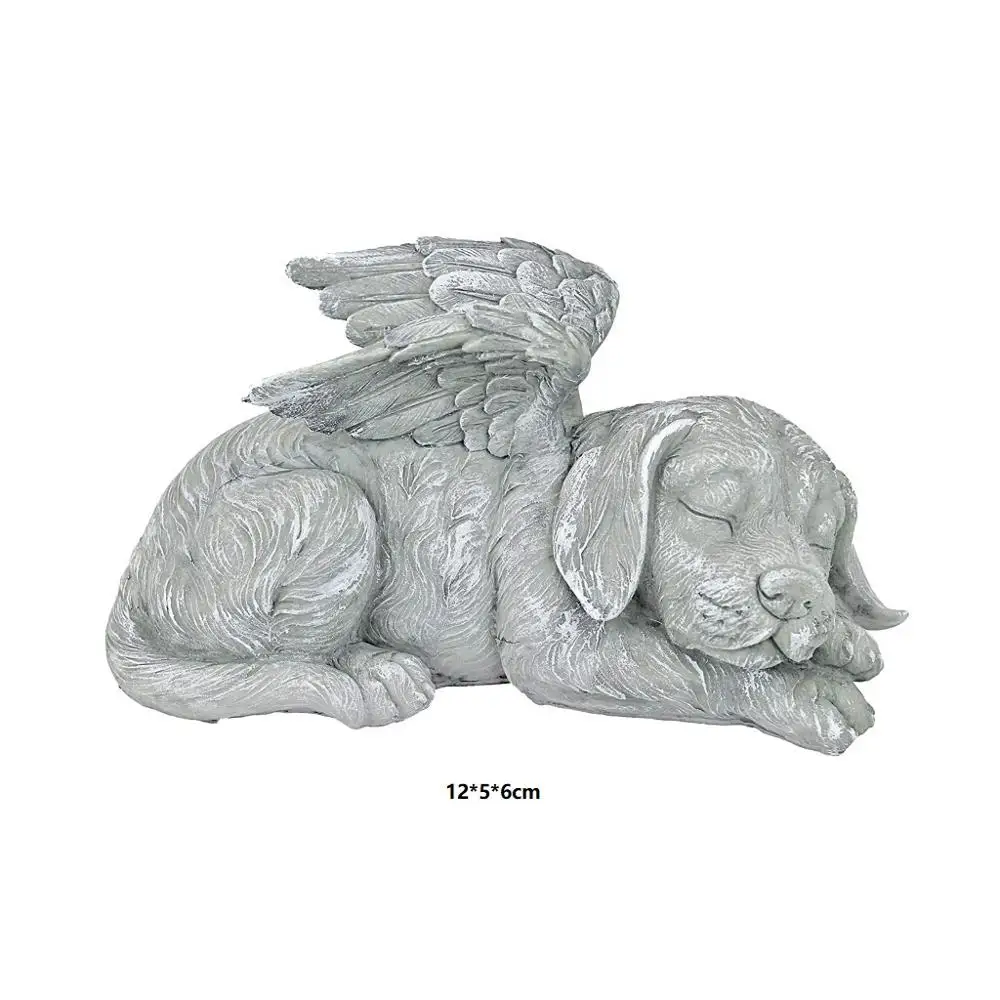SMALL MEDIUM SIZE POLY RESIN STONE COLOR MEMORIAL GRAVE ASH BOX CINERARY CASKET FOR DIED PET ANIMAL DOG CAT PUPPY KITTY STATUE