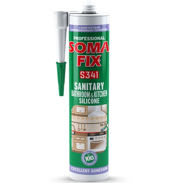 SOMAFIX 310 Ml SANITARY KITCHEN & BATHROOM Silicone