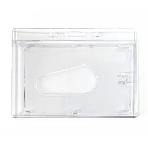 Clear Hard plastic business id card holder