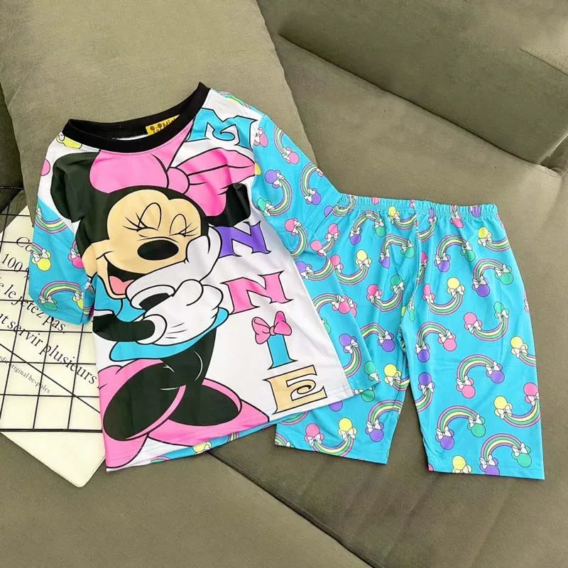  Высококачественные комплекты одежды для девочек из полиэстера с 3D рисунком мультфильма