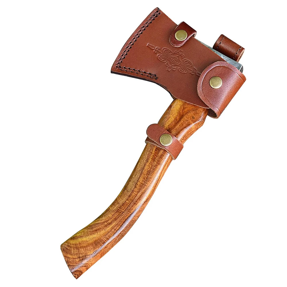 Factory Direct Sale Custom Made Damascus Material Top High Quality Viking Axe | New Design Viking Axe