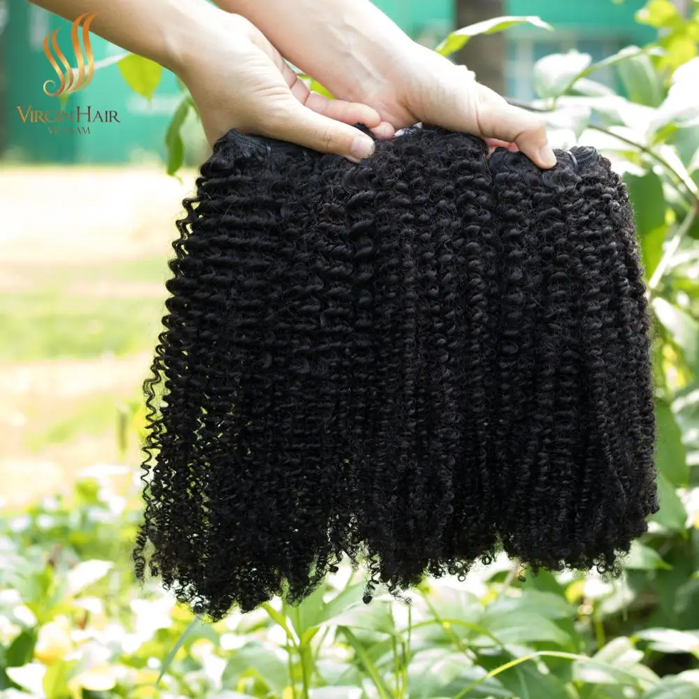 ( HOT 2020) Virgin 20 inch kinky curly aligned raw bundles Cambodian hair