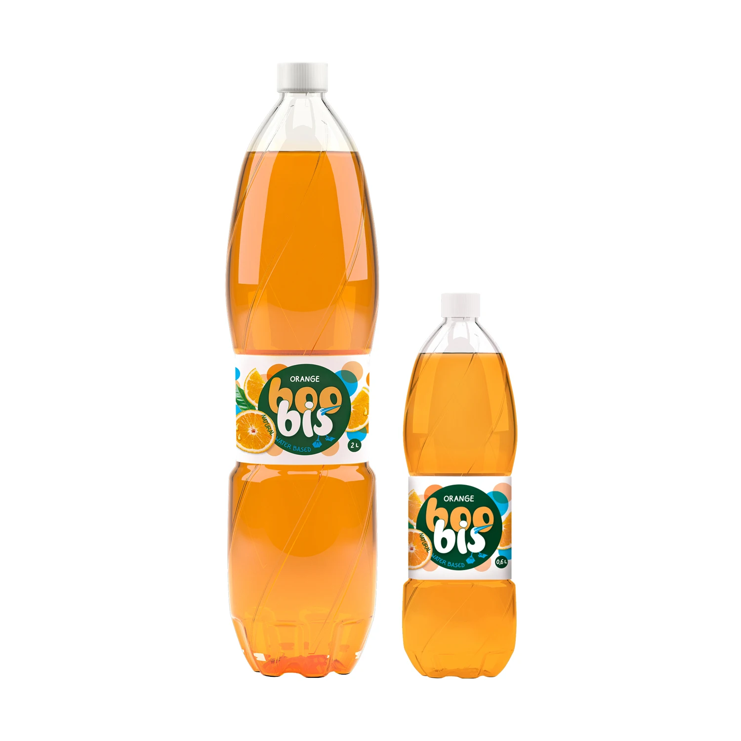 Quality carbonated soft drink orange flavoured, food and beverage