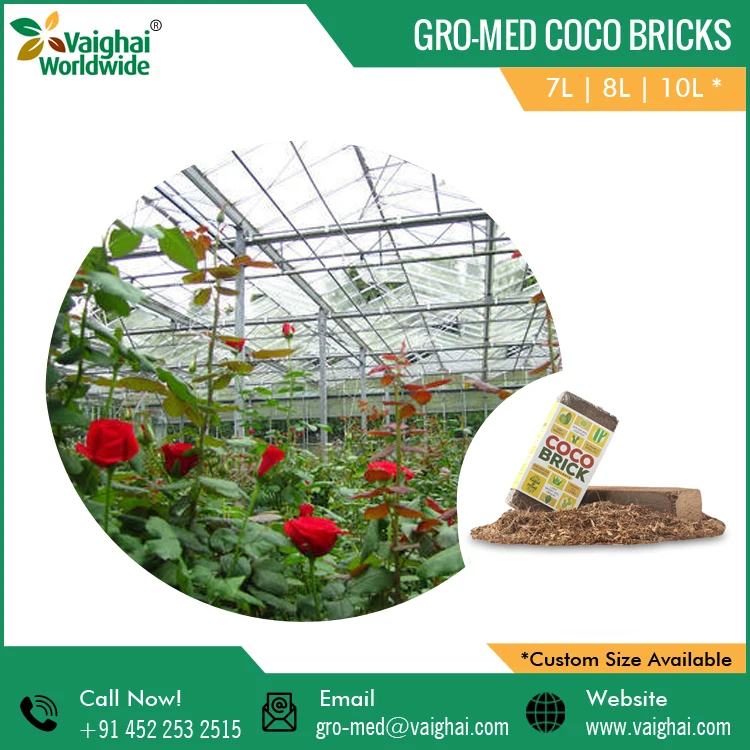 Coco Coir Peat Bricks | Perfectly suited To Grow Fruit Plants Herbs And Succulents