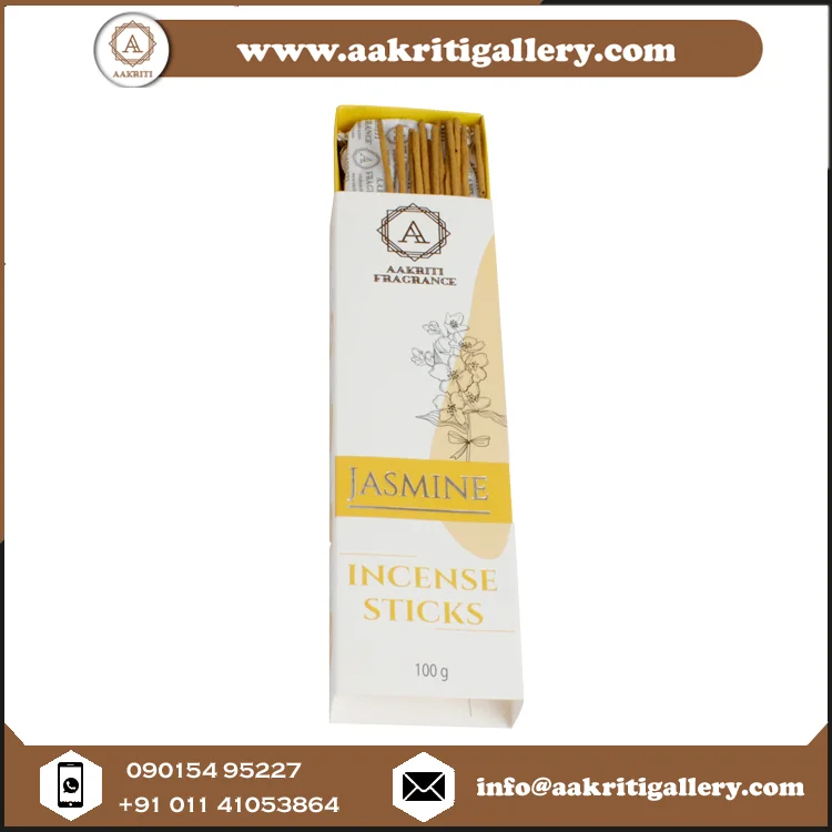 Standard Quality Home Fragrance Jasmine Incense Sticks for Meditation Healing Available at Affordable Price