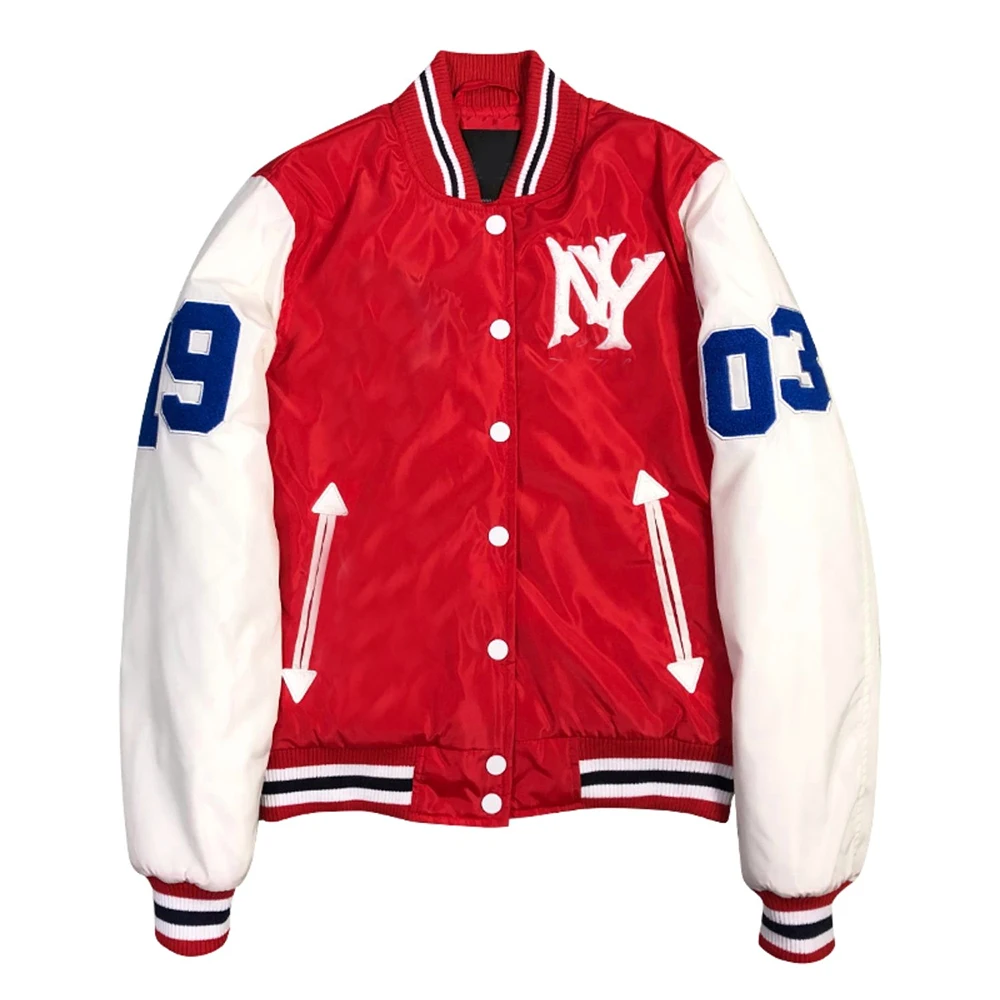Letterman Jacket For Mens Multi colour High Quality Wool Body Genuine Cowhide Leather Arms Custom Patches American  Style Jacket