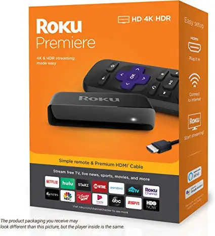  Оригинальный Новый PREMIER Roku 4 потоковый медиаплеер 4400R 4K UHD