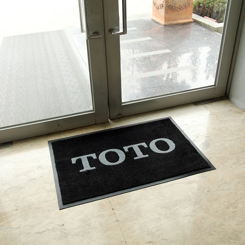 (Fully customized)Marble Print Foot Mat Flannel Cat Kitchen Rug Porch Hallway rubber Nylon door Logo Floor Mats TAIWAN