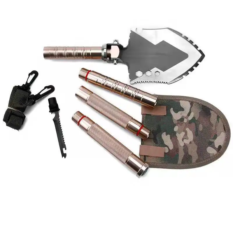 High Quality Outdoor Survival Tactical Multifunction Shovel with screwdriver