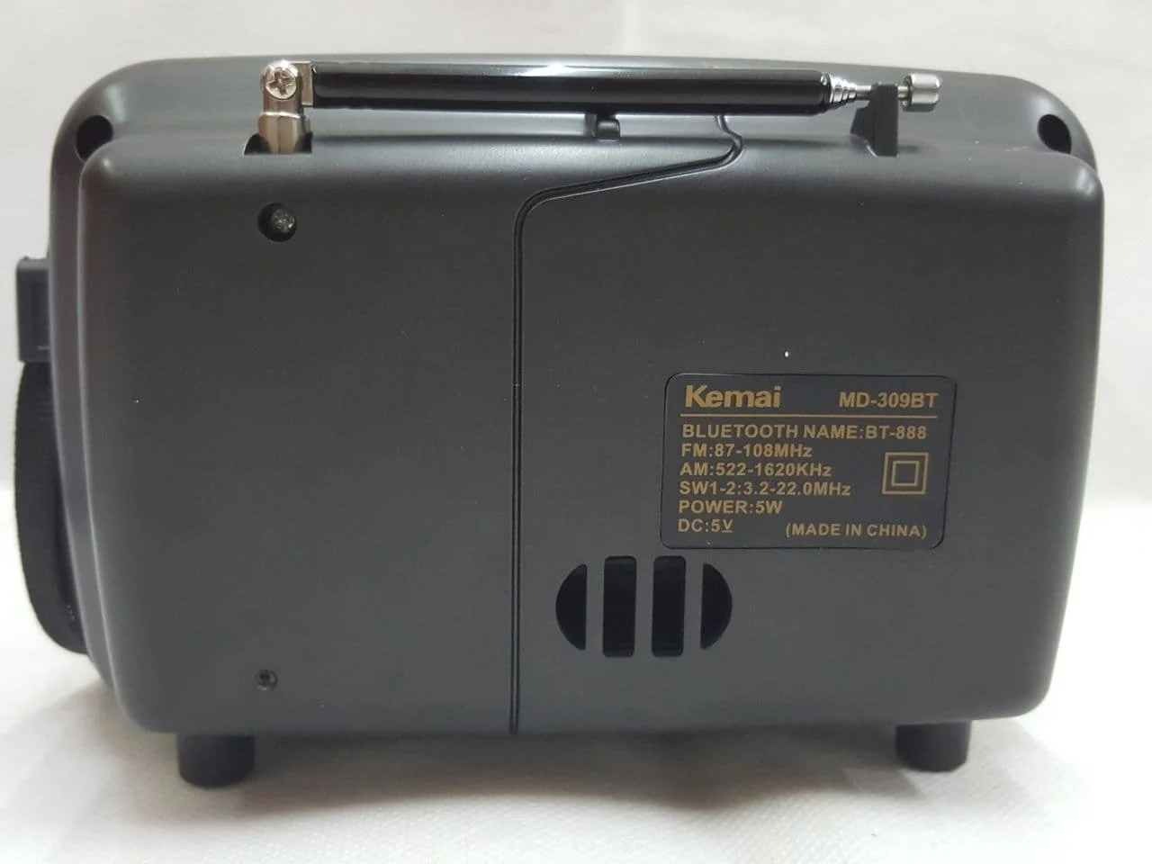 Хорошая производительность Pastel Blue USB FM/TF/AUX/mp3-плеер радио перезаряжаемое портативное