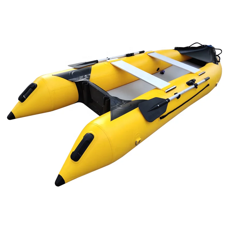 CE cheap  4.2m 3 persons  inflatable  fishing canoe  kayak  kaboat