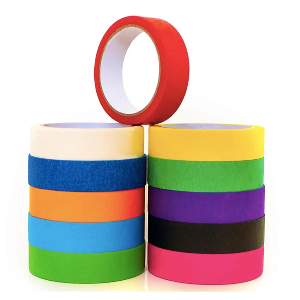 Cheapest price raw material for multi colour fine line masking tape