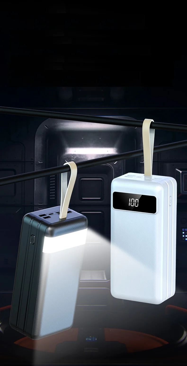 Huge capacity 80000mAh 4USB Output power bank LED Display and Flashlight function 80000 mAh