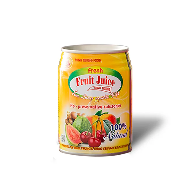 Instant Juice Fruit Canned Minh Trung No preservative 100% fresh Natural
