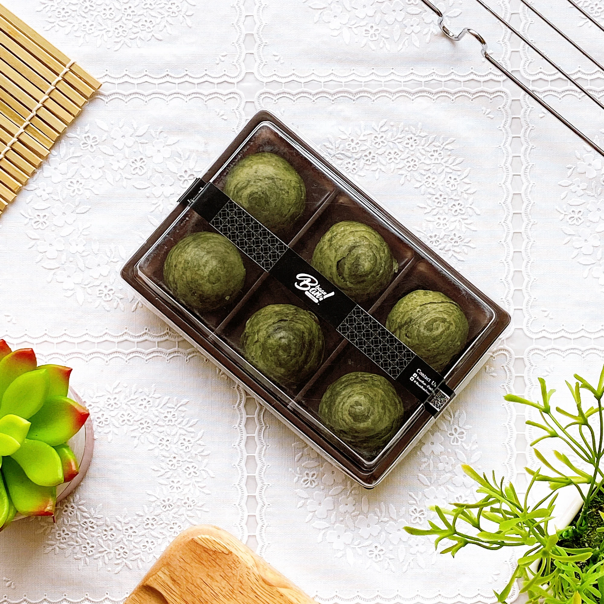 Premium Chinese Pastry Matcha Red Beans 288 Pcs/Box Delicious Easy And Daily Snack Best Seller in Thailand