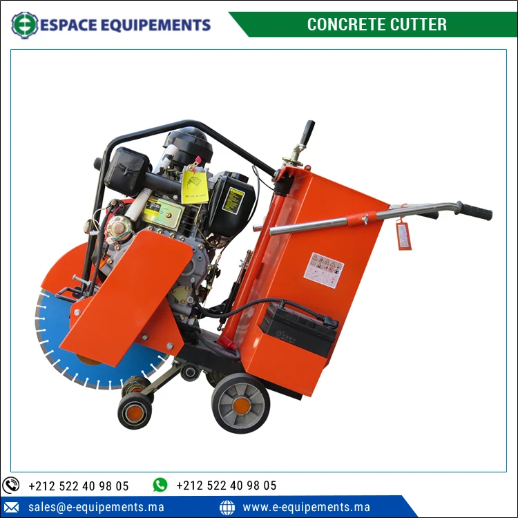High Performance 150 mm Cutting Depth Concrete Road Cutting Machine/ Concrete Cutter for Highway, Municipal Construction