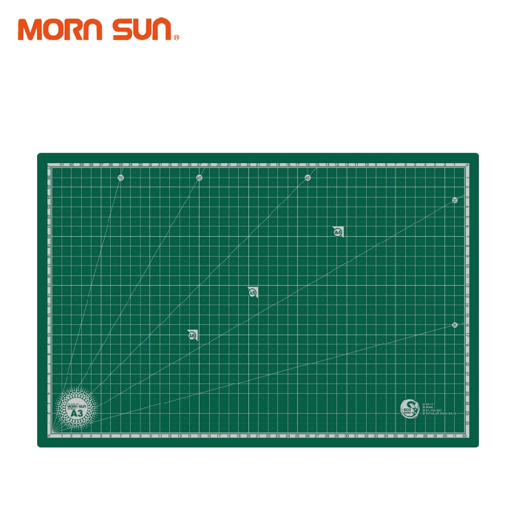 Тайваньский художественный Инструмент от производителя A3, 45*30 см, толщина 2 мм, 3 слоя PPO, самовосстанавливающийся базовый тяжелый коврик для резки