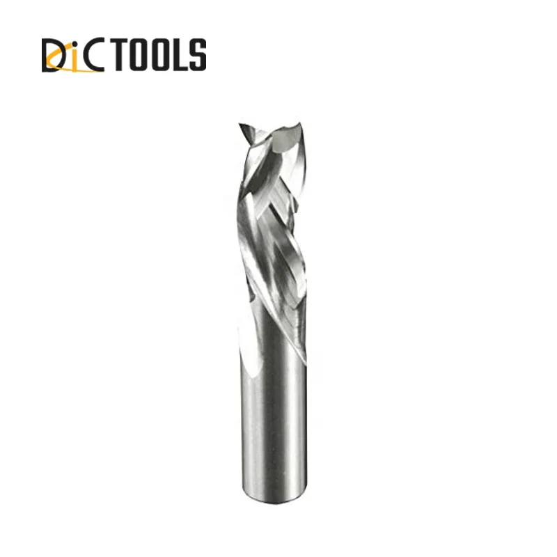 Высококачественная спиральная фреза из твердого карбида, фрезы с 2 зубьями для ЧПУ