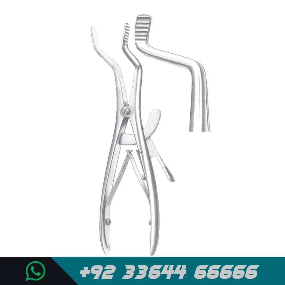 Pakistan Manufacture Dental Mouth Gag 5.5 With Black Rubber Coated Dental Molt Mouth Gag