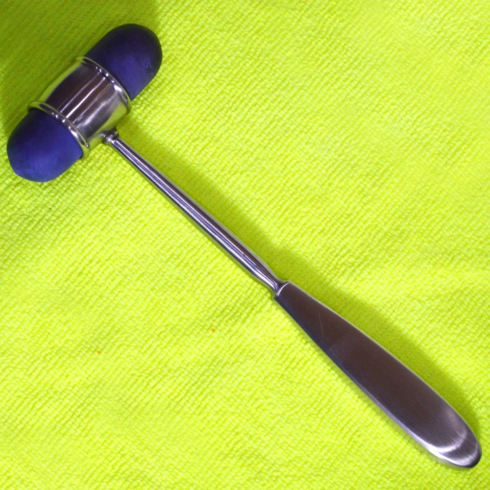 Professional Grade Dejerine 20cm Neurological Reflex Hammer Blue