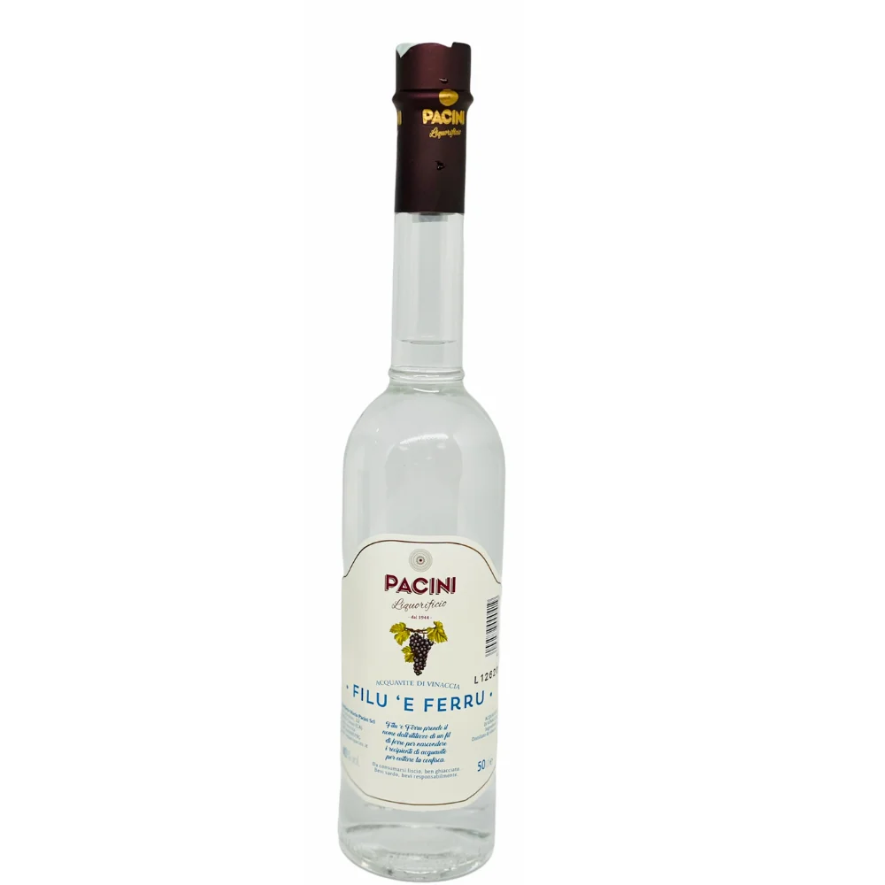 Superior Quality mini bottle 10 cl strong Grappa with intense flavour LIQUEUR made in Italy PACINI
